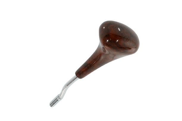 Mercedes-Benz W107 W115 W123 Automatic Shift Gear Knob Burl Walnut (A1232670410) — view 2