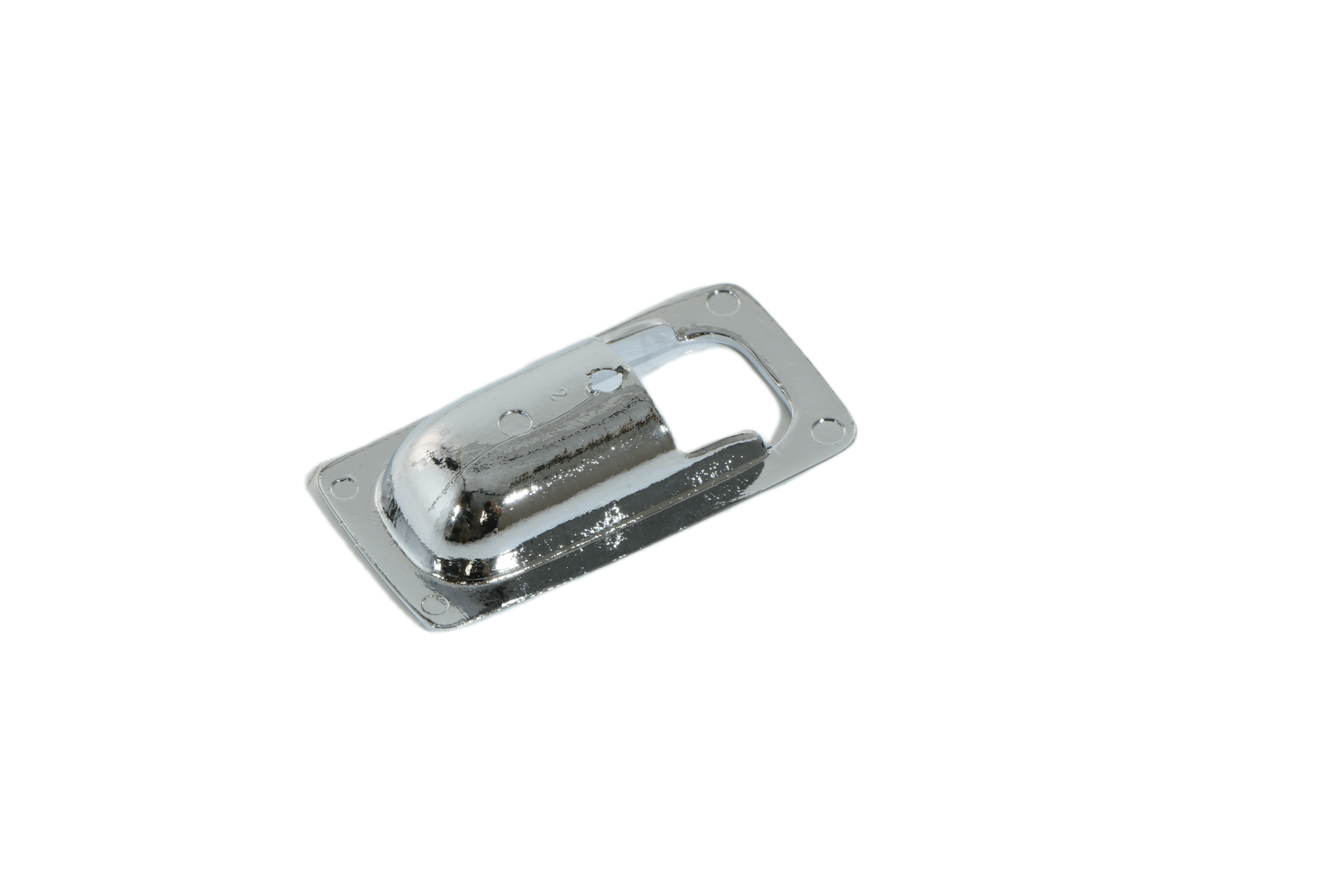 Mercedes-Benz W111 W113 W114 Inner Door Handle Chrome Trim (A1137660011) — view 3