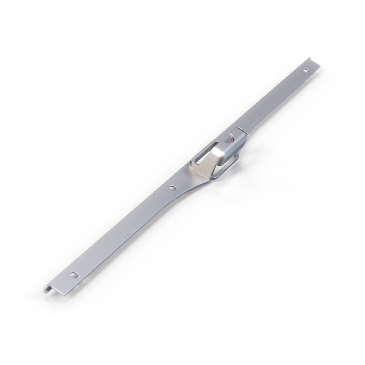 Mercedes-Benz W116 Glove Compartment Trim Panel Decorative Rod Glove Box Molding Chrome — view 4