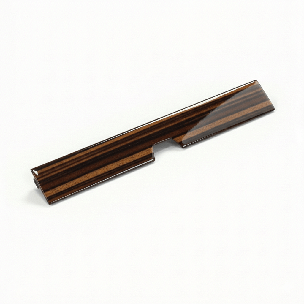 Mercedes-Benz W116 Glove Compartment Wooden Trim Panel 2 Wood Types