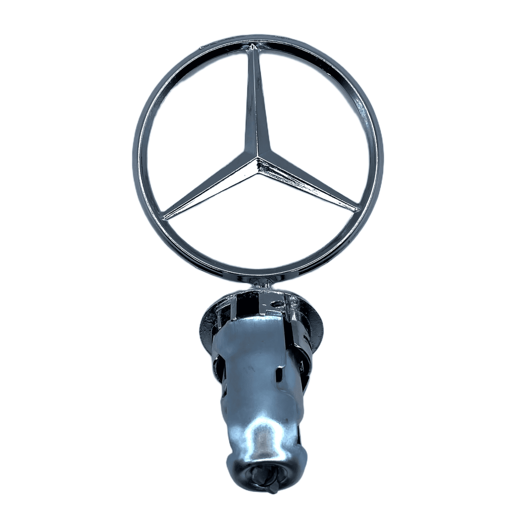 Mercedes-Benz W123 C123 W124 Bonnet Star Badge Emblem (A1248800086 / A2018800086) — view 2