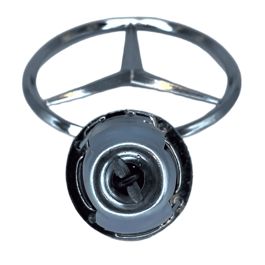 Mercedes-Benz W123 C123 W124 Bonnet Star Badge Emblem (A1248800086 / A2018800086) — view 4