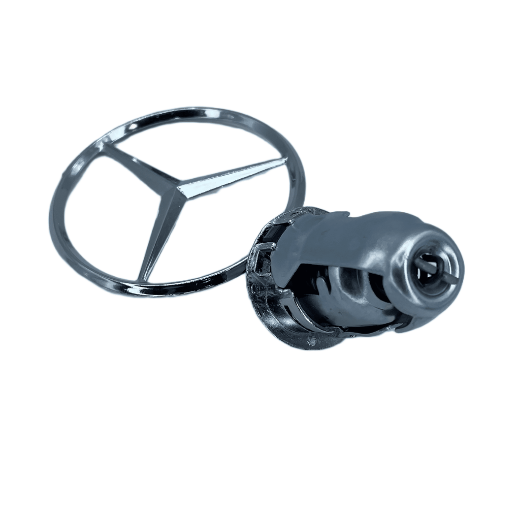 Mercedes-Benz W123 C123 W124 Bonnet Star Badge Emblem (A1248800086 / A2018800086) — view 5