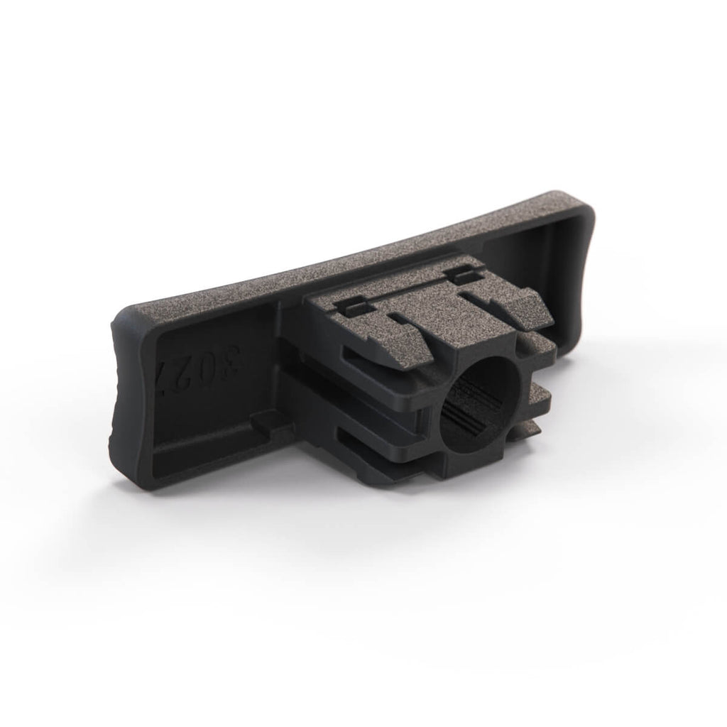 Mercedes-Benz W123 Glove Box Lock Handle with Lock Hole Black (A1236800084) — view 3