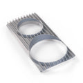 Mercedes-Benz W123 Headlight Lens Hella Gray Left or Right (A1238260103 / A1238260203)