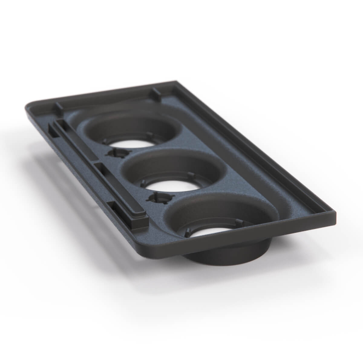 Mercedes-Benz W123 Heating and Ventilation Center Console Cover Bracket Black — view 4