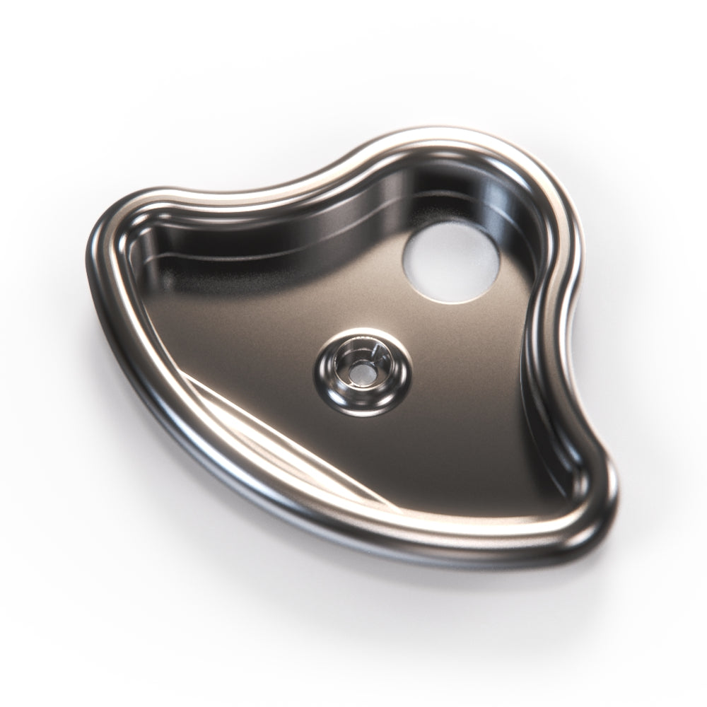 Mercedes W123 S123 C123 Manual Sunroof Recess Plate Black /Chrome / Cremebeige / Grau (Grey) A1237800163 — view 4