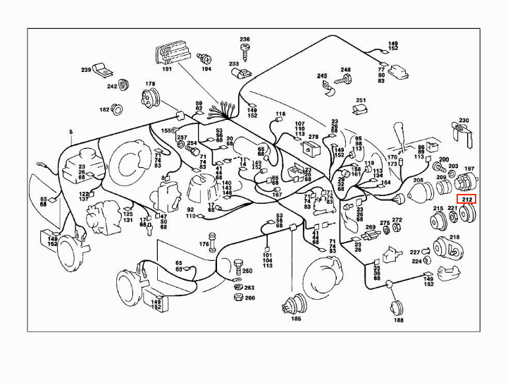 Mercedes-Benz W123 W116 R107 Headlight Switch Knob (A2025450081 / A1075450530) — view 7
