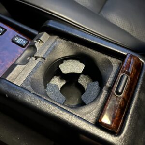 Mercedes W124 C124 A124 S124 Custom Cup Holder Insert - For Center Console Storage Box — view 5