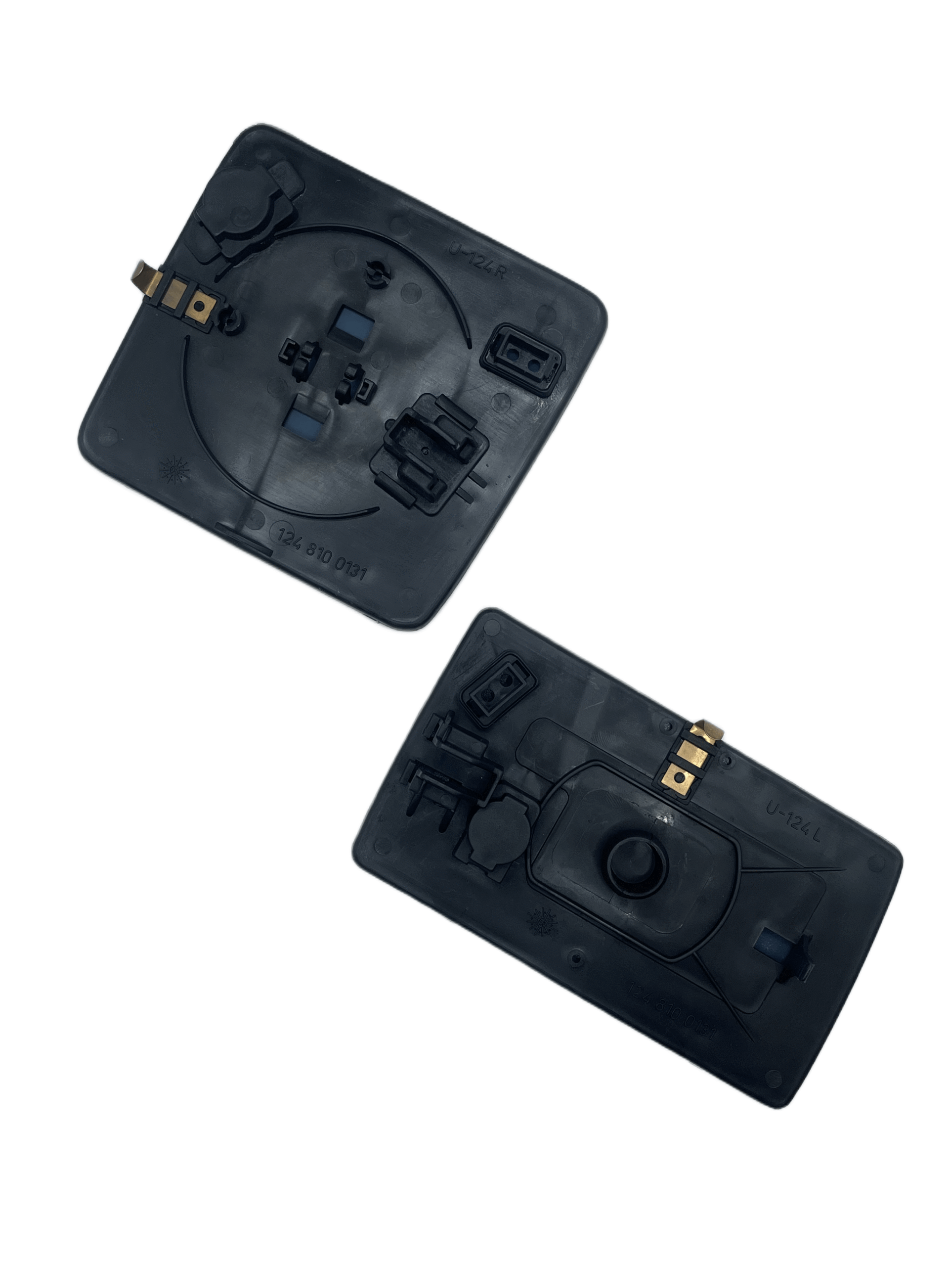 Mercedes-Benz W124 Exterior Mirror Glass Base LHD Left or Right — view 3
