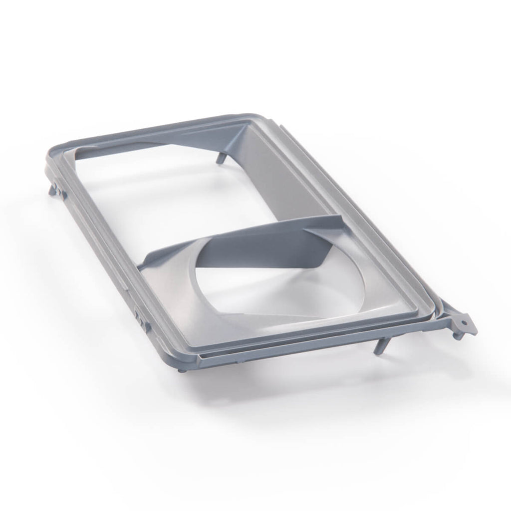 Mercedes-Benz W124 Front Headlight Frame Hella Primed Left or Right — view 2