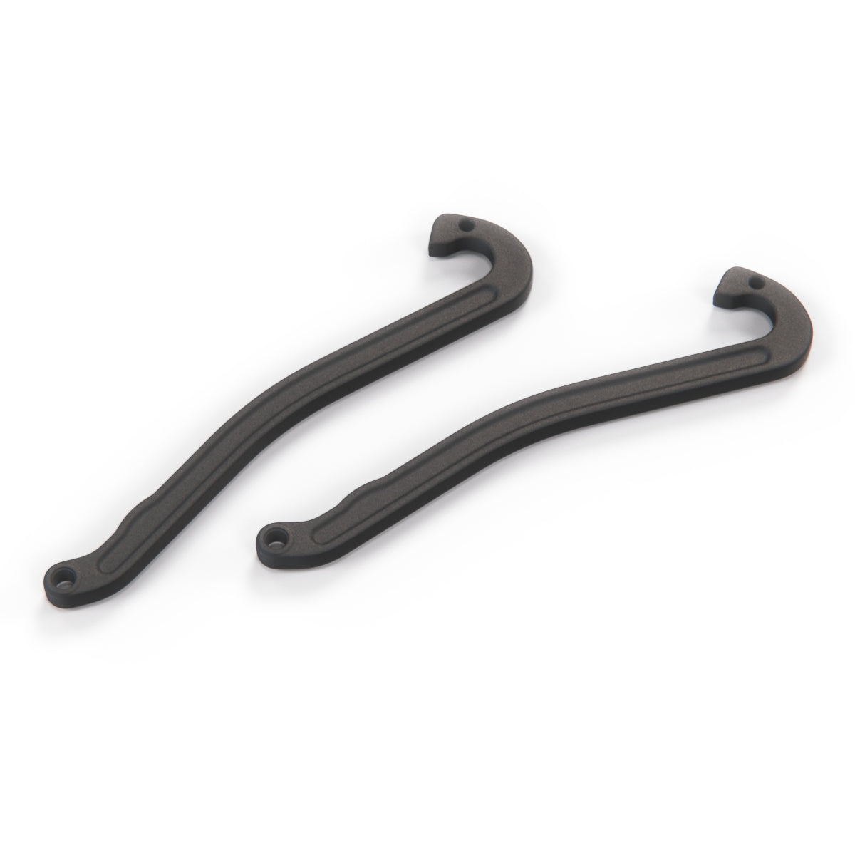 Mercedes-Benz W124 Glove Compartment Lid End Stop Repair Kit Set of 2 Black — view 3