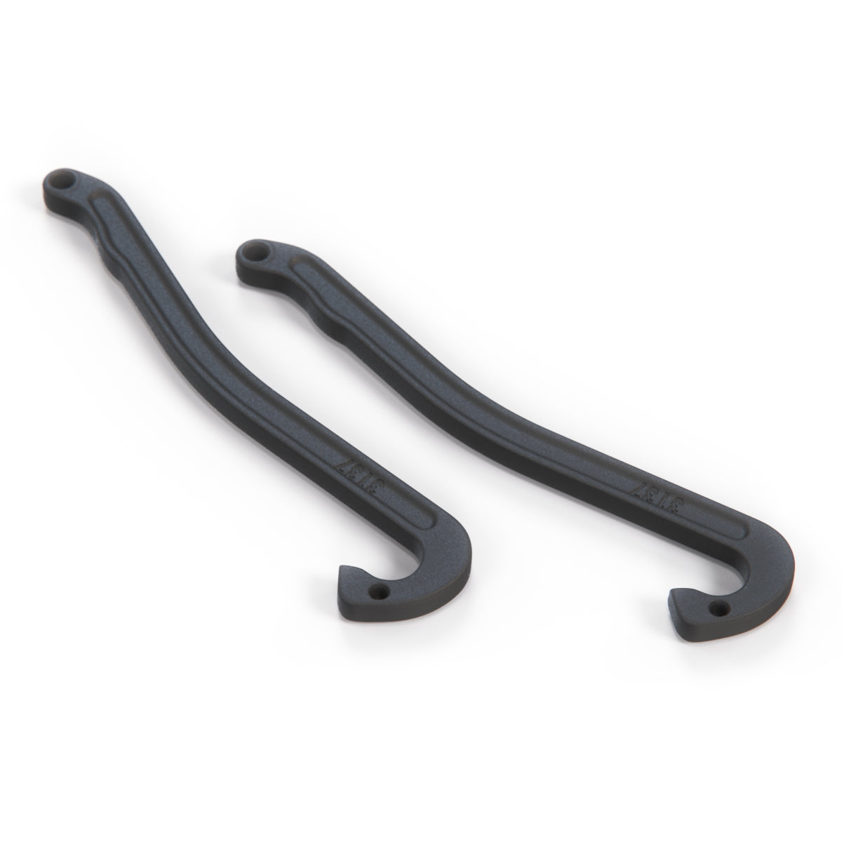 Mercedes-Benz W124 Glove Compartment Lid End Stop Repair Kit Set of 2 Black — view 4
