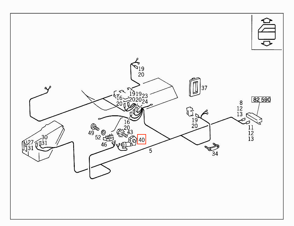 Mercedes-Benz W124 S124 Front Window Motor Right (A00488203424) — view 6