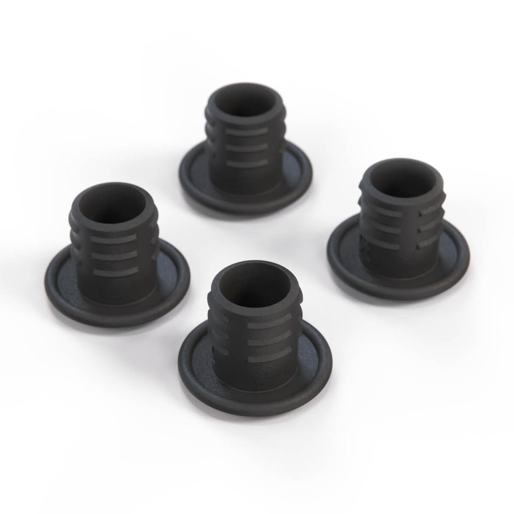 Mercedes-Benz W124 W201 Prelift Side Skirt Jacking Point Cover Cap Set of 4 Black or — view 4