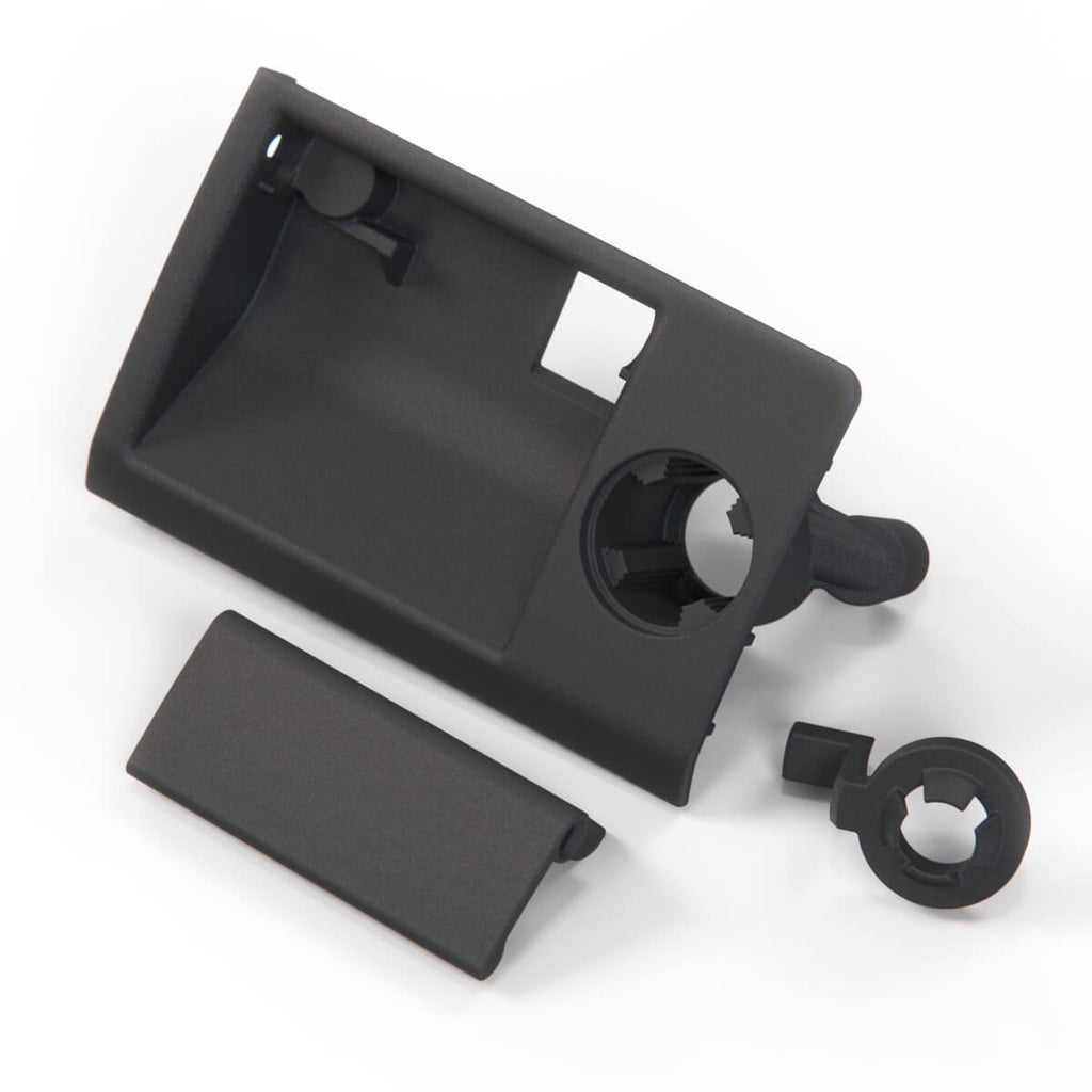 Mercedes-Benz W126 C126 Glove Box Lock Handle Black (A1266800184) — view 3