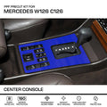 Mercedes-Benz W126 C126 SEC Center Console 8 Versions PPF Paint Protection Film Precut
