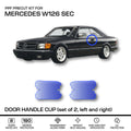Mercedes-Benz W126 SEC Door Handle Cup – PPF Paint Protection Film Precut – 3m Pro