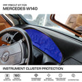 Mercedes-Benz W140 Instrument Cluster Protection PPF Paint Protection Film Precut