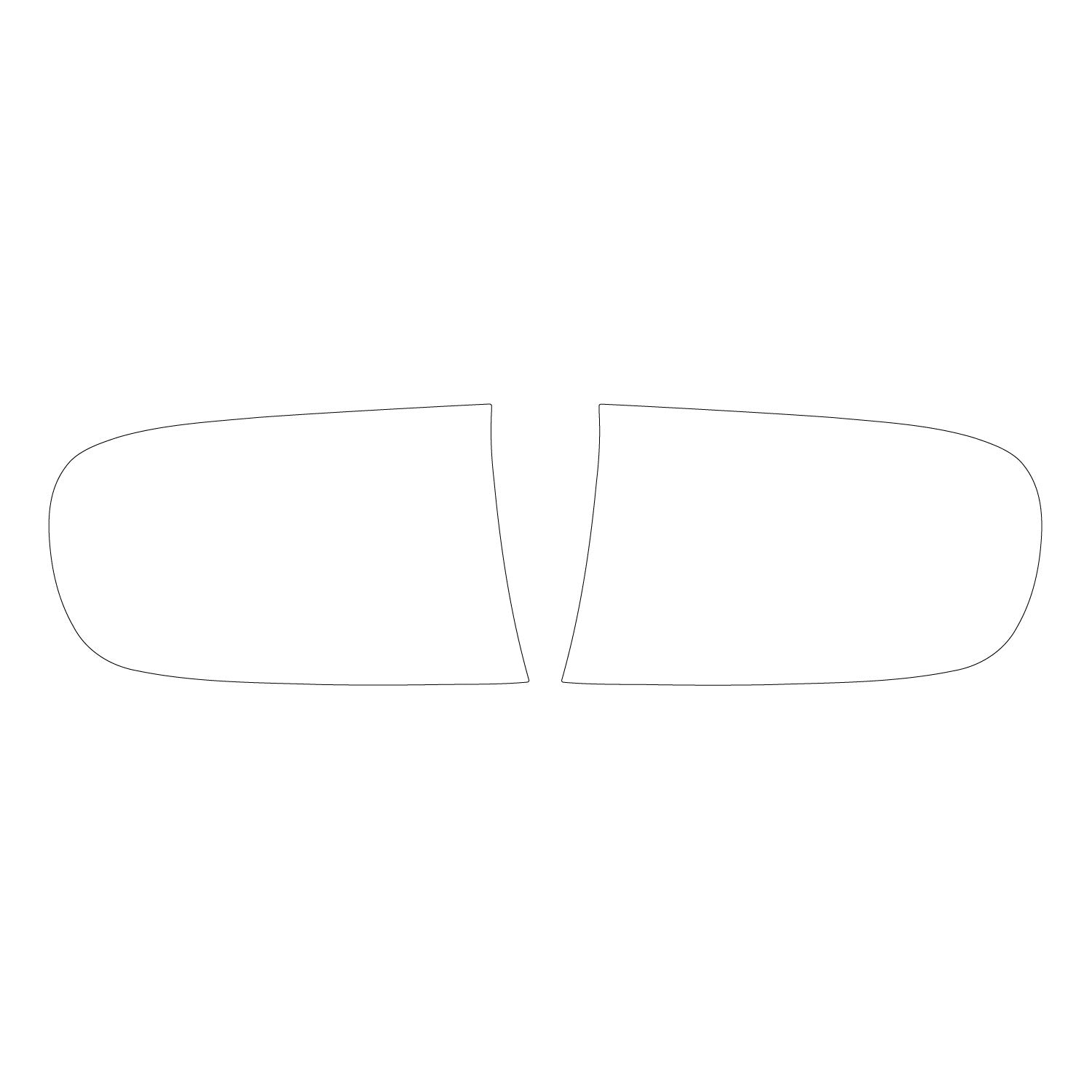Mercedes-Benz W140 Mirrors PPF Paint Protection Film Precut Set of 2 Left or Right — view 3