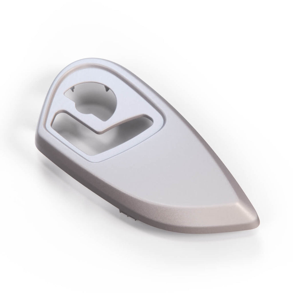 Mercedes-Benz W164 W251 Front Side Seat Switch Trim Cover Silver Left or Right — view 2
