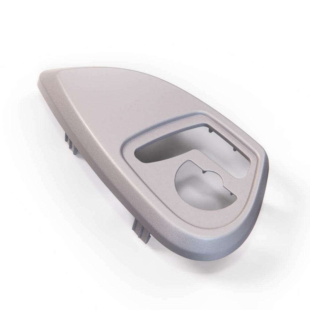 Mercedes-Benz W164 W251 Front Side Seat Switch Trim Cover Silver Left or Right — view 3