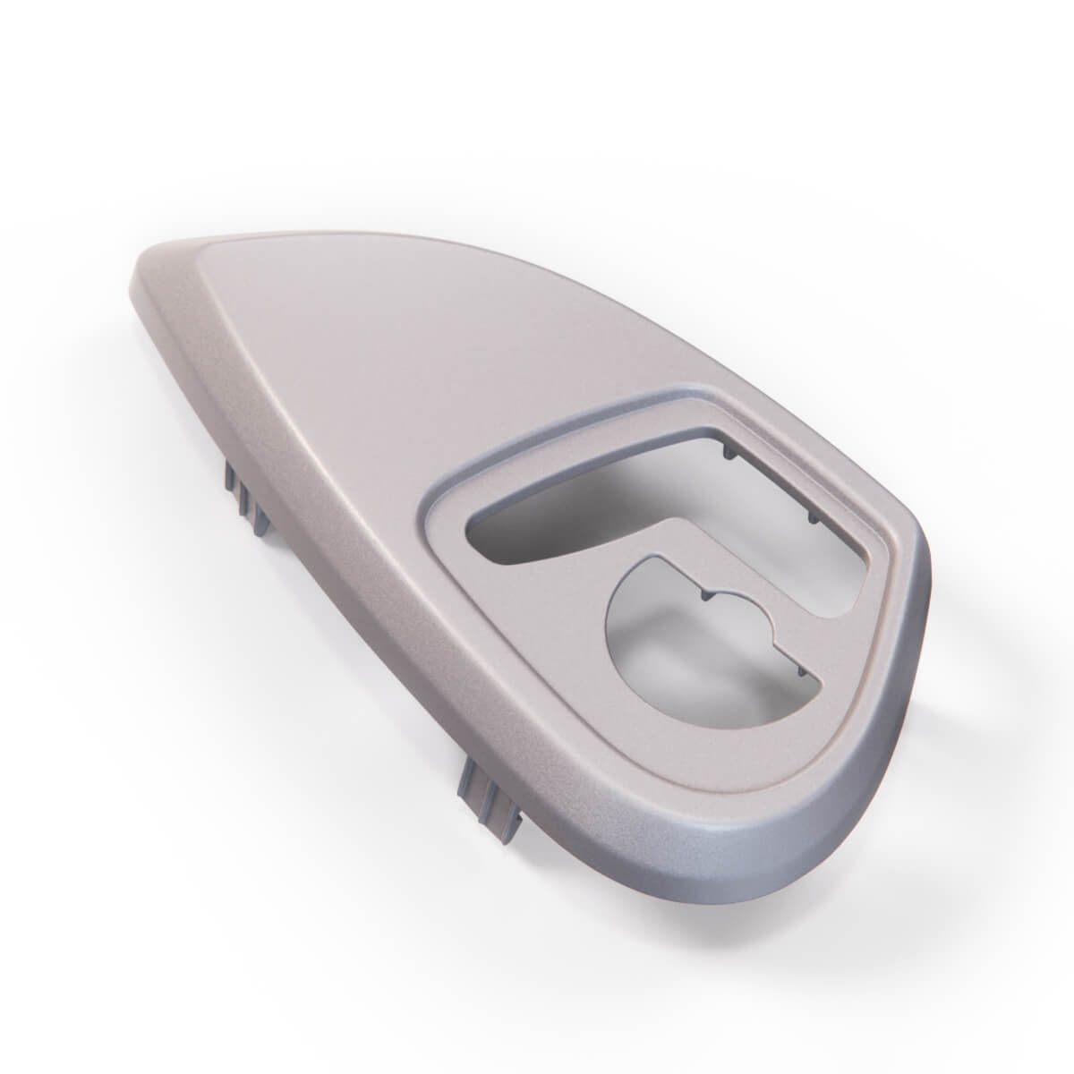 Mercedes-Benz W164 W251 Front Side Seat Switch Trim Cover Silver Left or Right — view 3