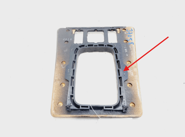 Mercedes-Benz W201 Manual Gearbox Control Panel Plastic Bracket Black (A2016830006) — view 5