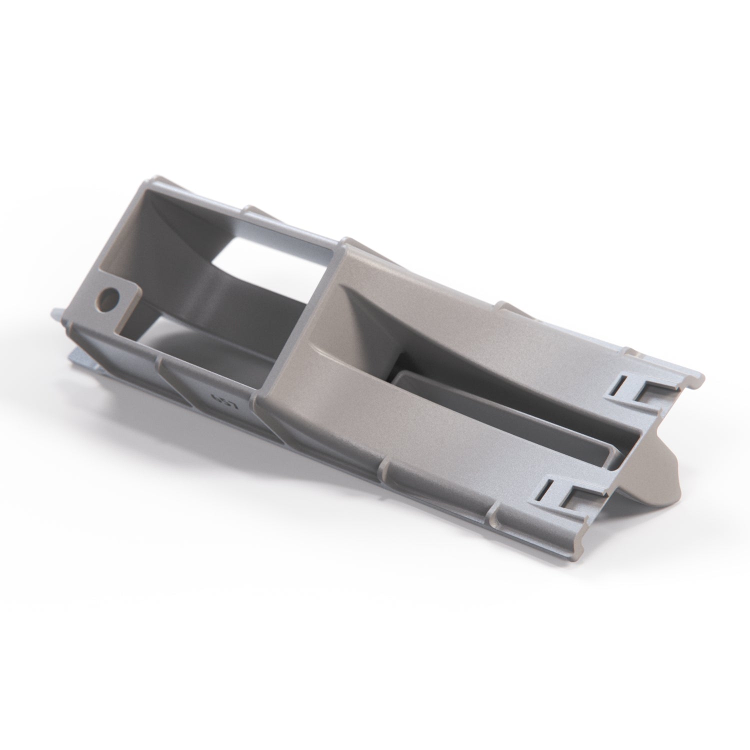 Mercedes W202 C36 AMG 97 00 Front Bumper Left Tow Eye Cover Primed HWA2028850126 — view 2