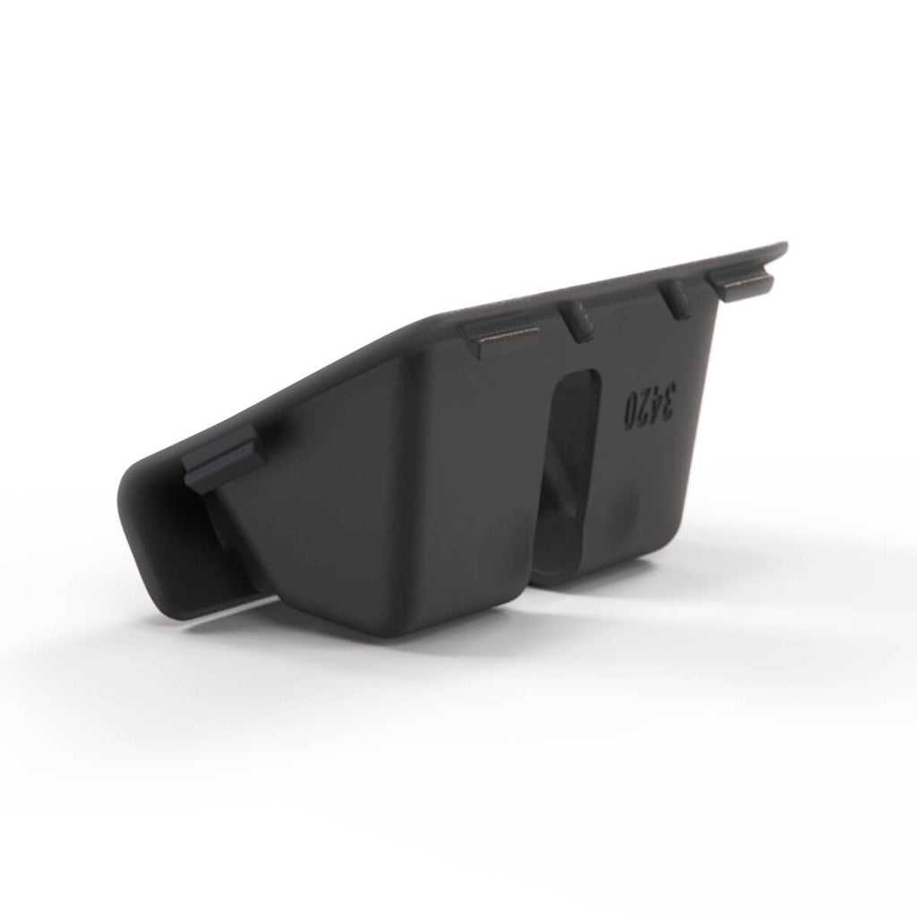 Mercedes-Benz W203 W209 Trunk Boot Protection Lock Insert Trim Black (A2036940033) — view 3
