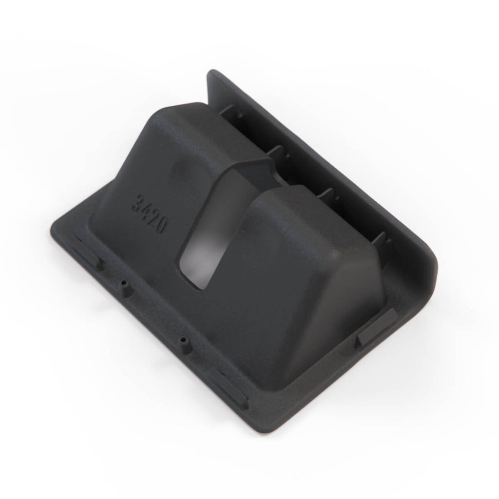 Mercedes-Benz W203 W209 Trunk Boot Protection Lock Insert Trim Black (A2036940033) — view 4