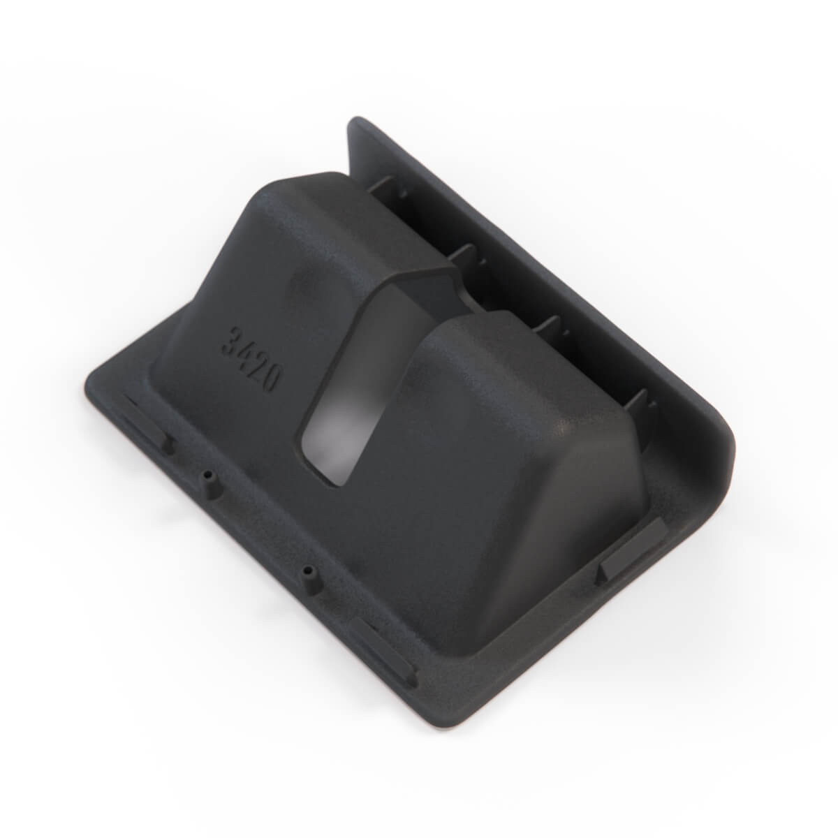 Mercedes-Benz W203 W209 Trunk Boot Protection Lock Insert Trim Black (A2036940033) — view 4