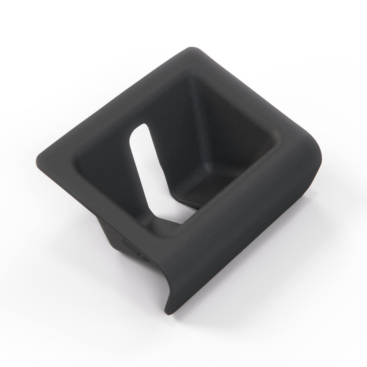 Mercedes-Benz W204 Trunk Boot Protection Lock Insert Trim Black (A2046900825) — view 2