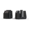 Mercedes-Benz R170 W168 W202 414 Radiator Cover Bracket Set of 2 Black (A2105040146)