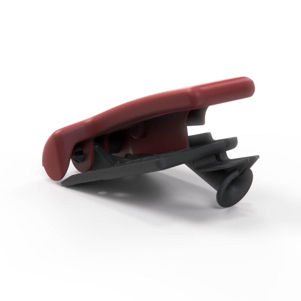 Mercedes-Benz W213 Interior Bonnet Release Pull Handle Black and Red (A2138800402) — view 3