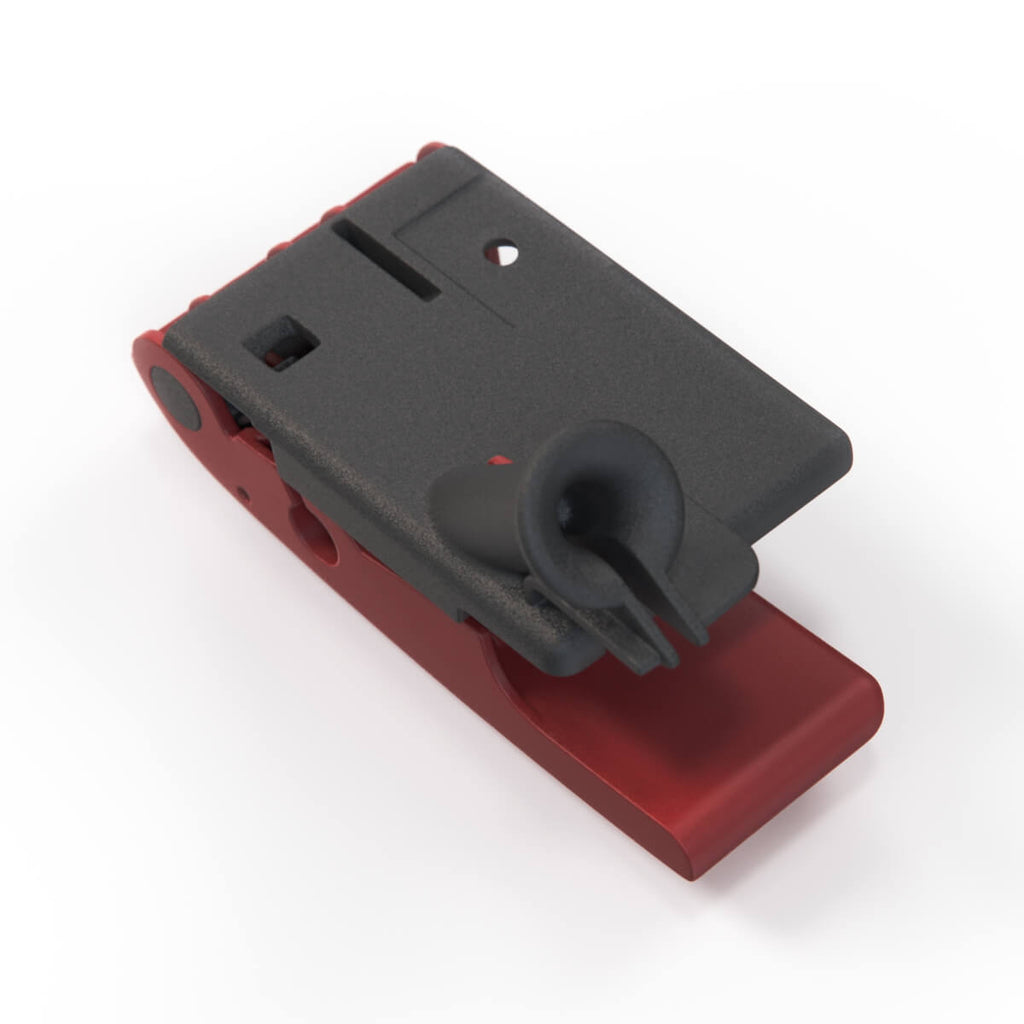 Mercedes-Benz W213 Interior Bonnet Release Pull Handle Black and Red (A2138800402) — view 4