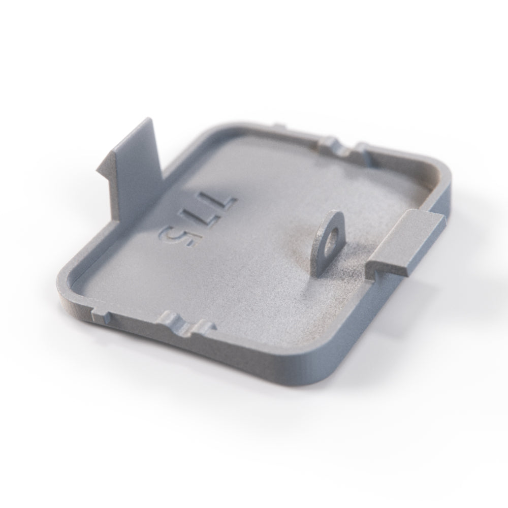 Mercedes W219 CLS500 CLS550 CLS55 AMG Rear Tow Eye Cap Primed A2198800205 — view 2