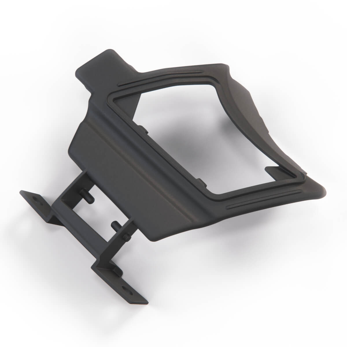 Mercedes-Benz W251 Headlight Washer Cover Bracket Black Left or Right — view 2