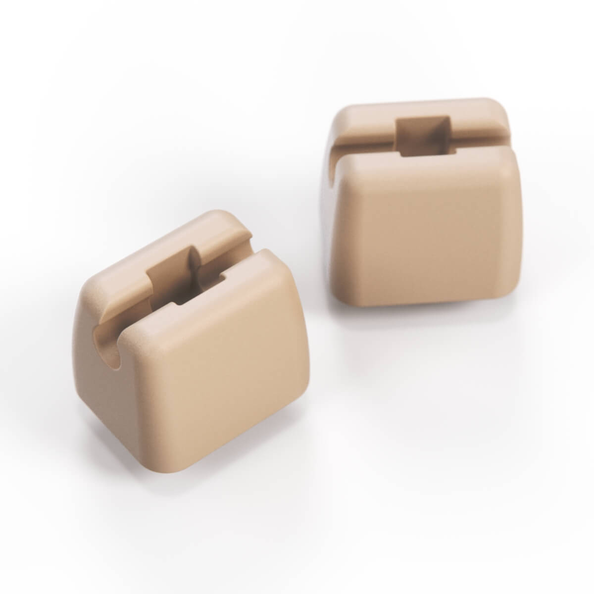 Mercedes-Benz W460 W461 W631 G-Class Sun Visor Mount Clip Set of 2 (A0008111240) — view 4