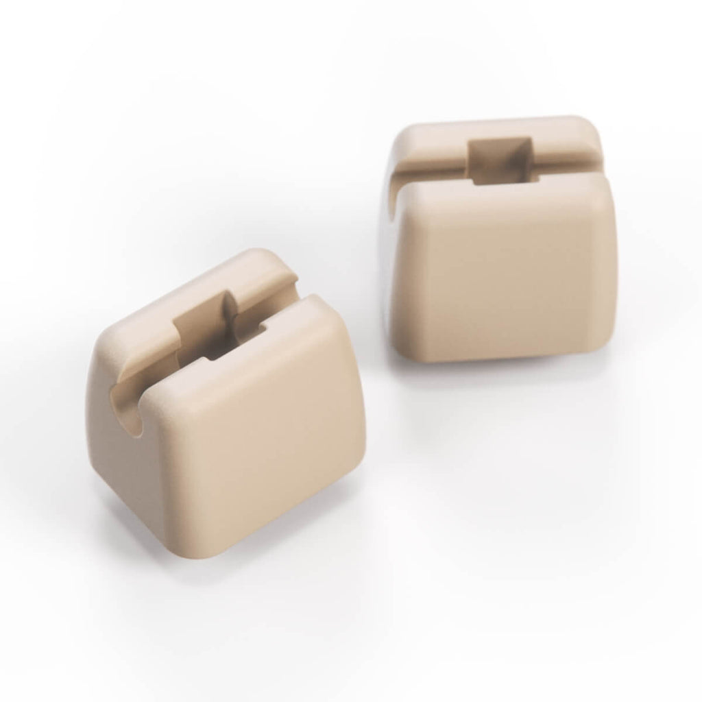 Mercedes-Benz W460 W461 W631 G-Class Sun Visor Mount Clip Set of 2 (A0008111240) — view 5