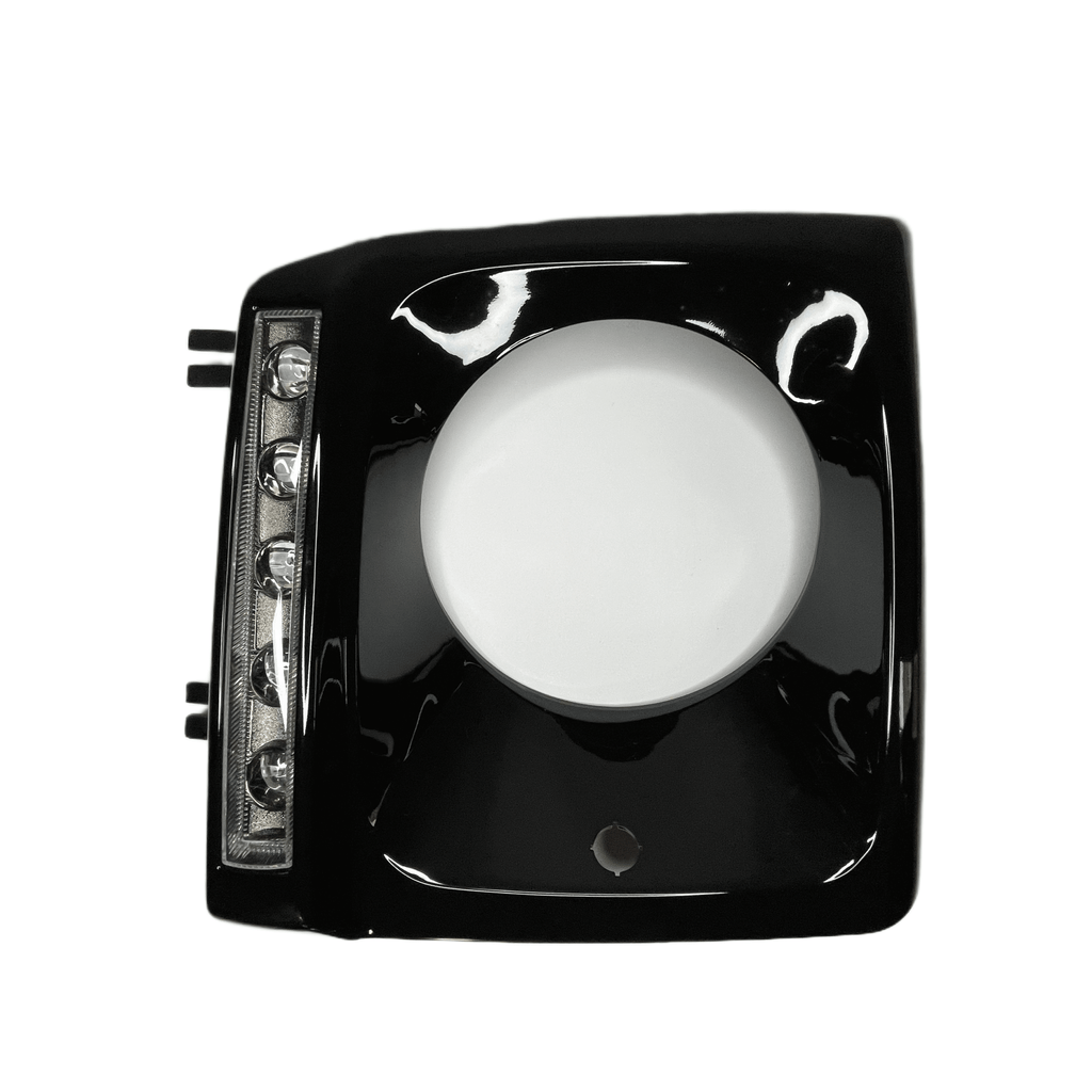 Mercedes-Benz W463 G-Class Headlight Cover Set with Led Daytime Running Lights Set of 2 — view 4
