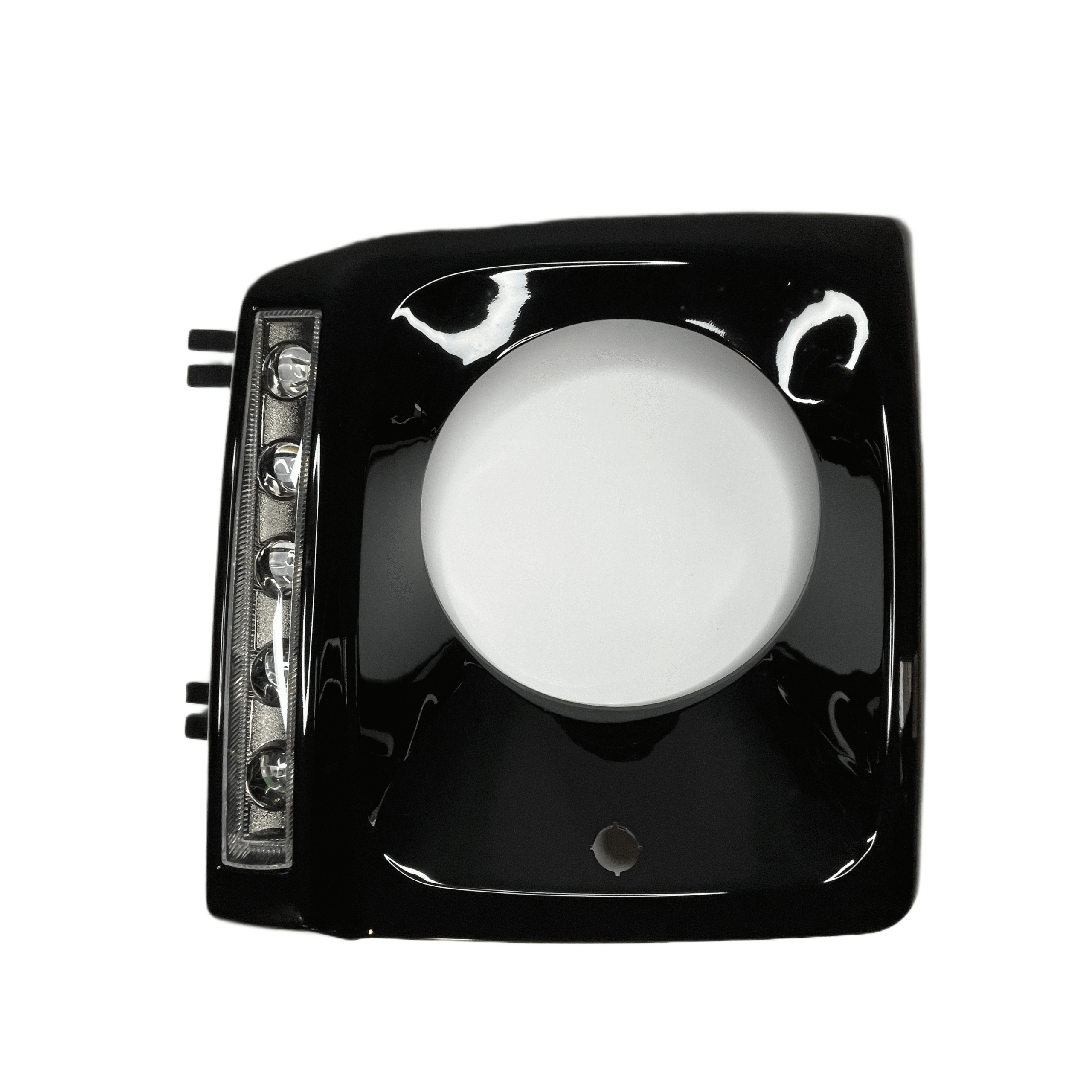Mercedes-Benz W463 G-Class Headlight Cover Set with Led Daytime Running Lights Set of 2 — view 4