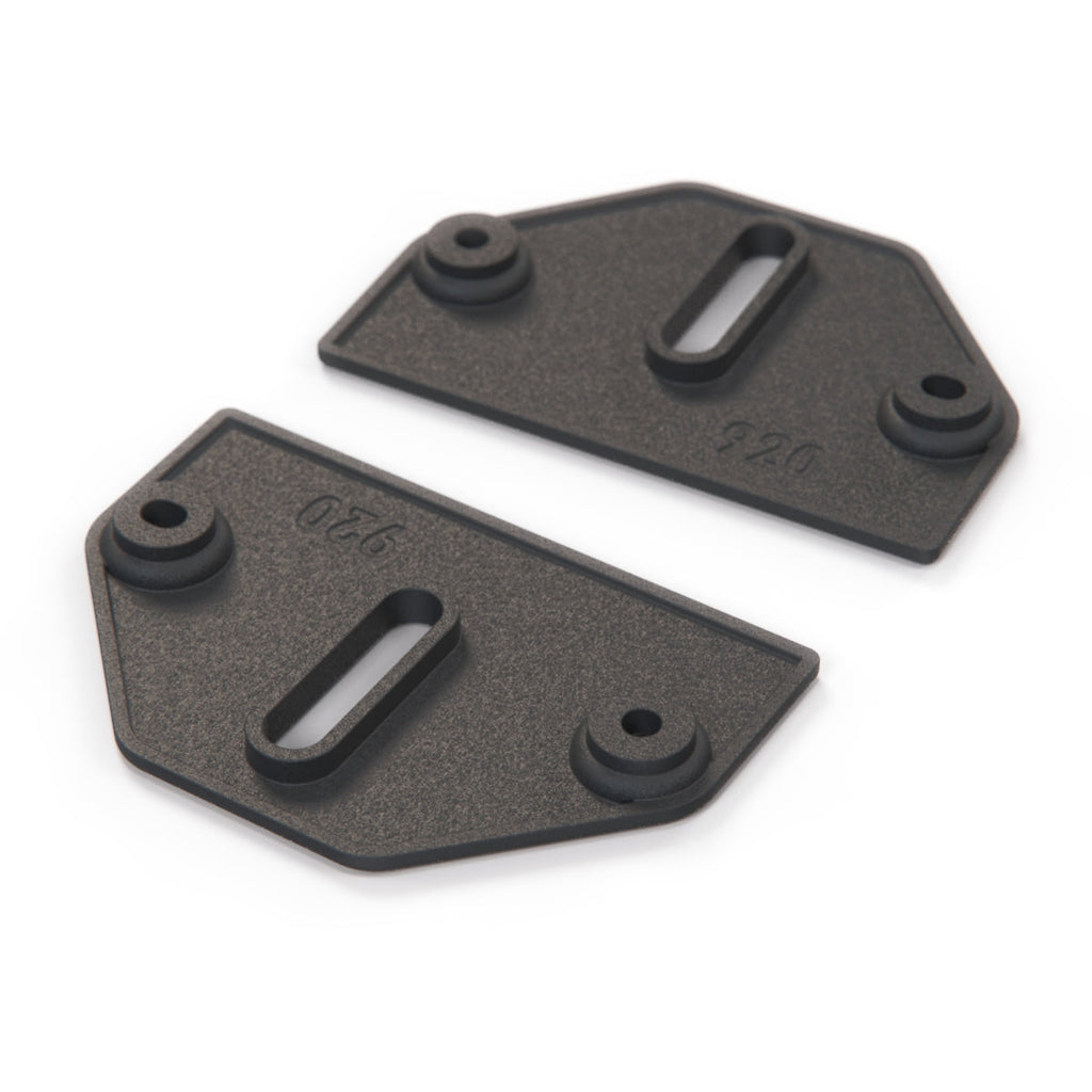 Mitsubishi 3000GT Rear Quarter Panel Trim Seat Latch Cover Set Of 2 Black MB766591 — view 3