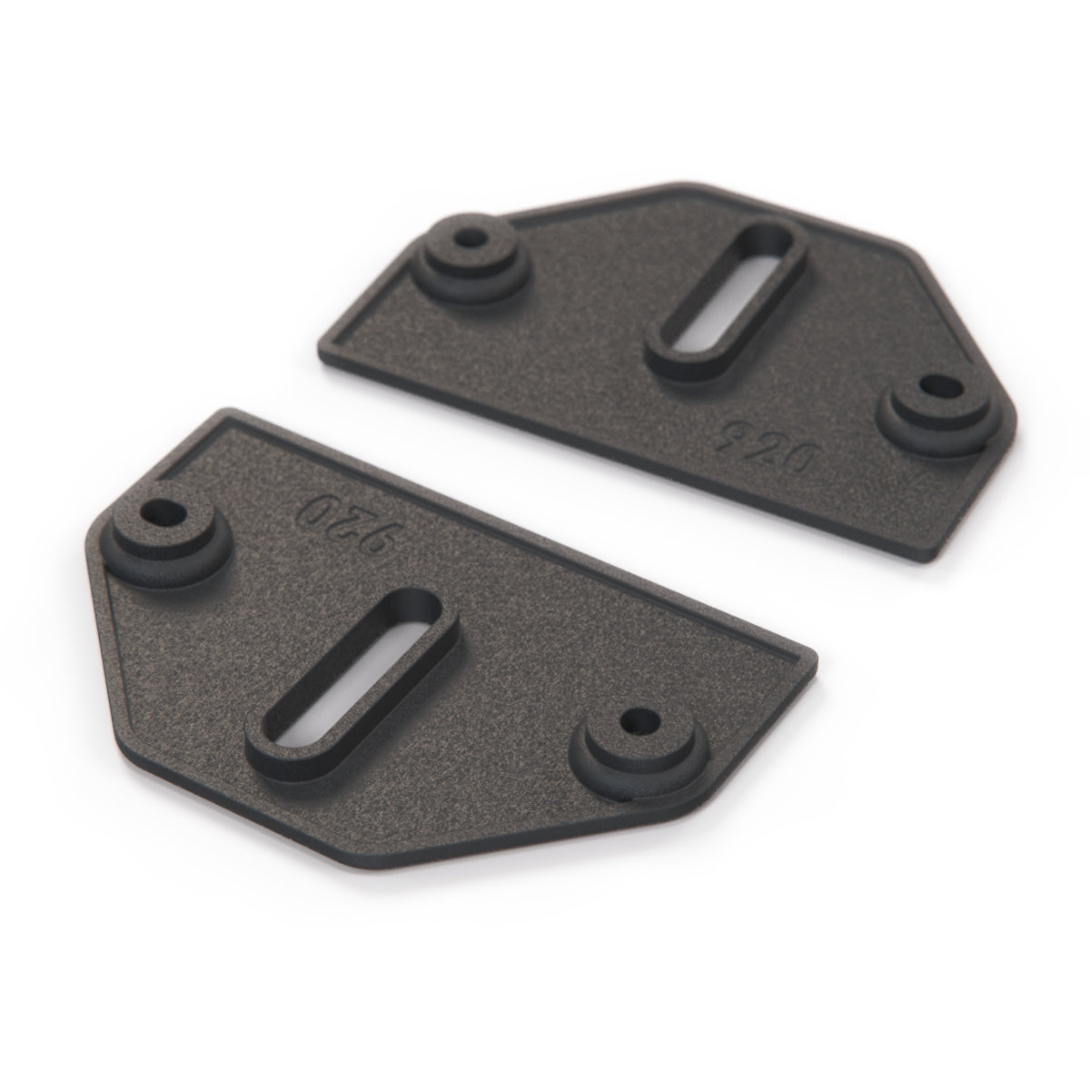 Mitsubishi 3000GT Rear Quarter Panel Trim Seat Latch Cover Set Of 2 Black MB766591 — view 3
