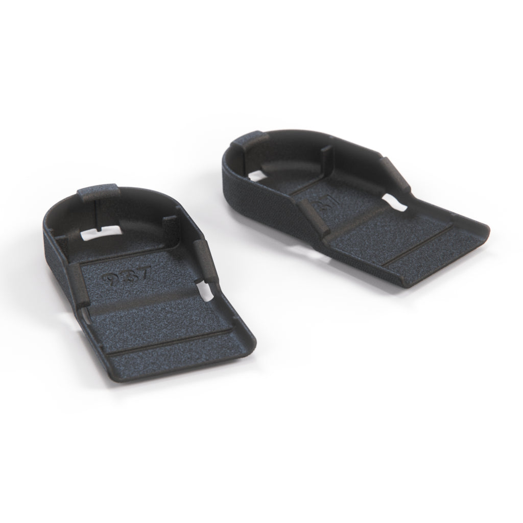 Mitsubishi 3000GT Rear Seat Lower Plastic Trim Cover Set of 2 Black — view 3