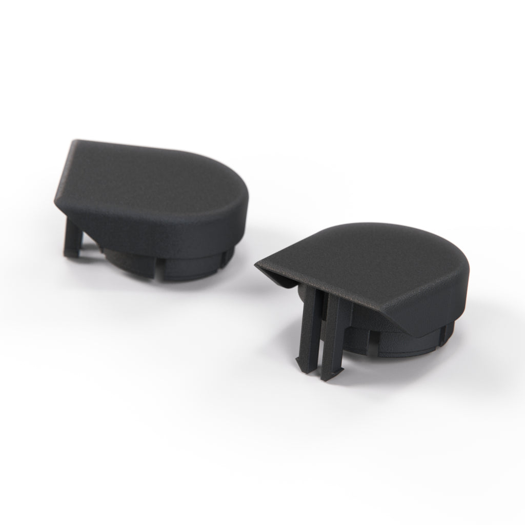 Mitsubishi ASX Galant Outlander Front Wiper Arm Screw Cap Set of 2 Black (MB821132) — view 2
