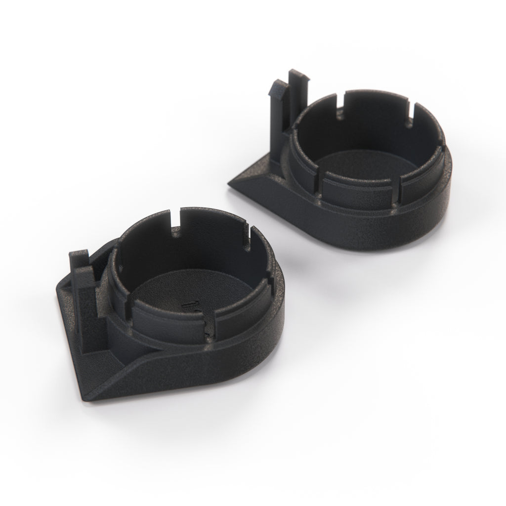 Mitsubishi ASX Galant Outlander Front Wiper Arm Screw Cap Set of 2 Black (MB821132) — view 3