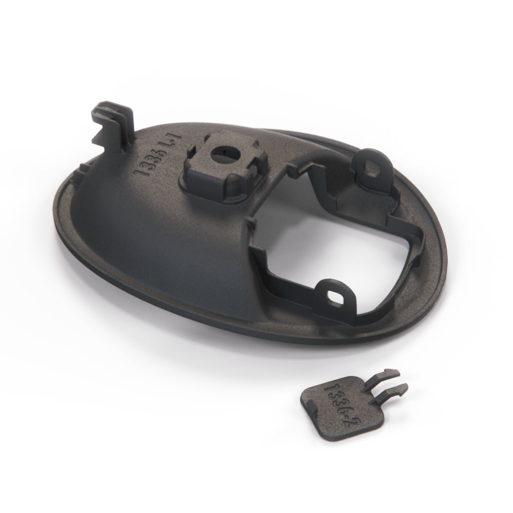 Mitsubishi Eclipse Door Handle Trim Cover Left or Right Black (MR987621 / MR987622) — view 4