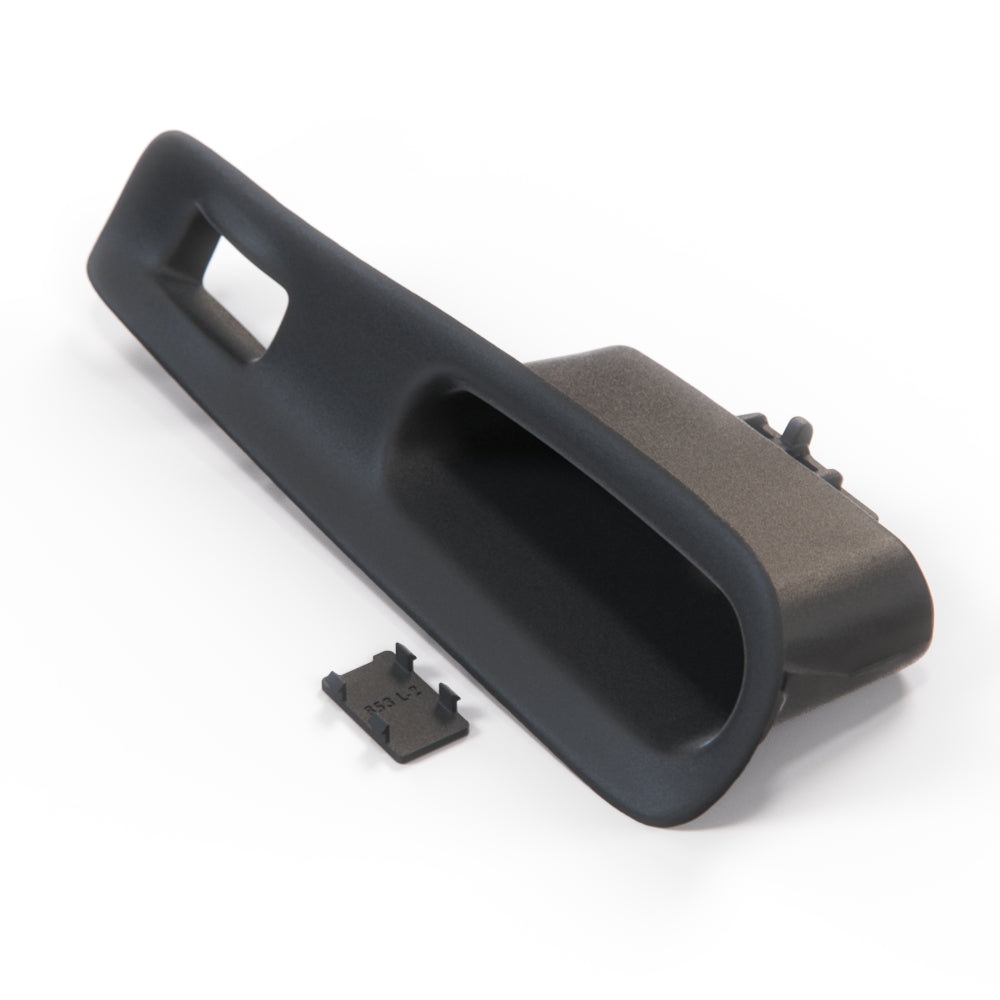 Nissan 240SX Passenger Door Window Switch Trim Bezel LHD Or RHD Black 80961-40F00 / 80960-40F00 — view 3