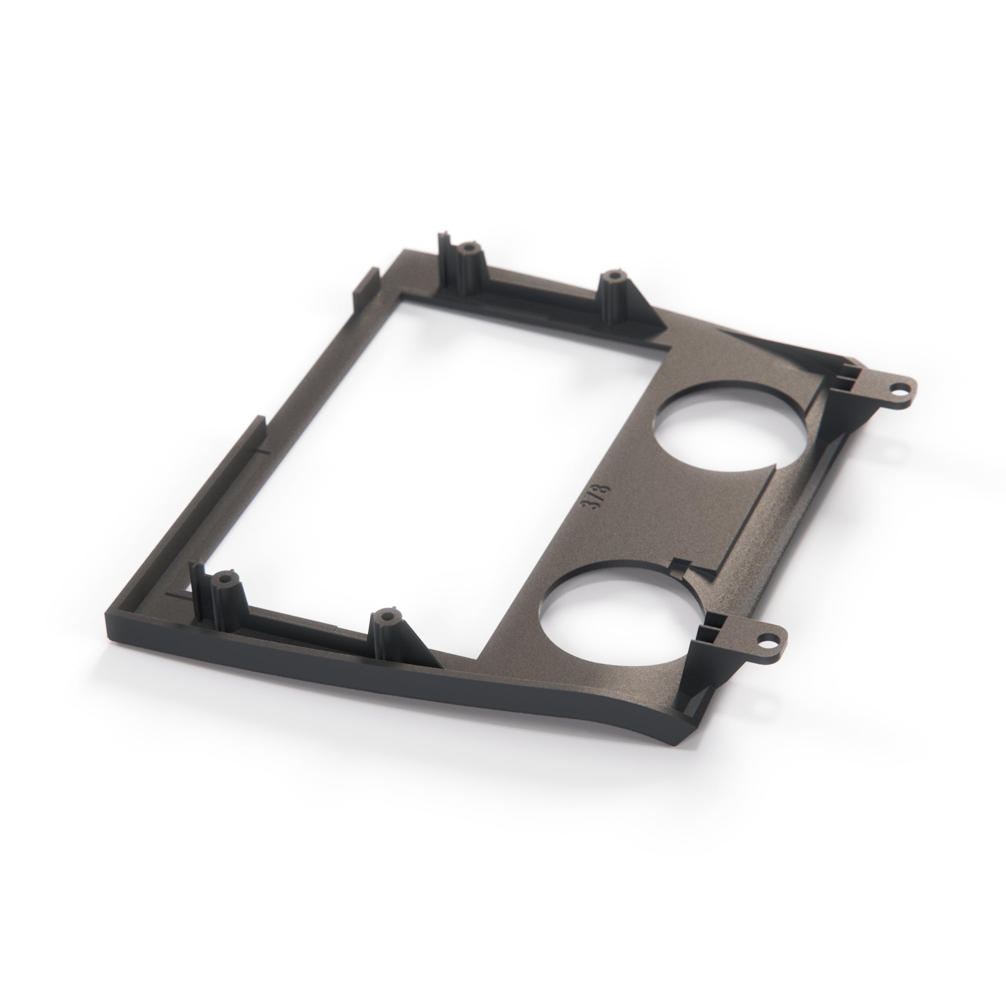 NISSAN 240SX S14 Center Panel Stereo Bezel With 52MM Gauges — view 2